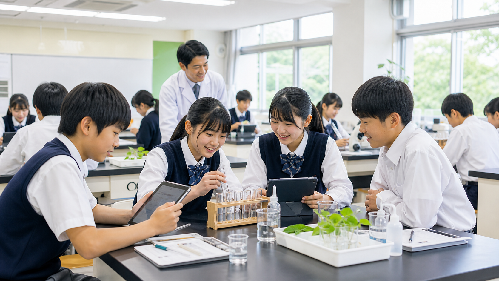 中等部のサイエンス体験を実施しました